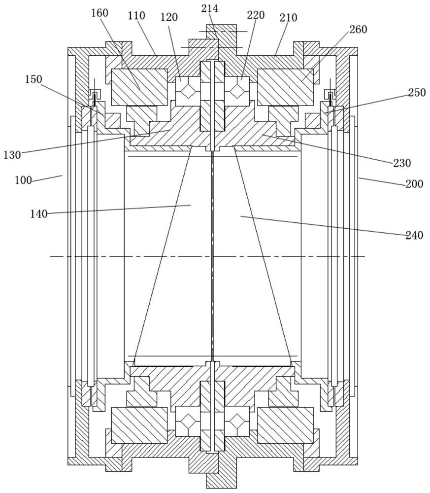 Compact double-prism scanning device