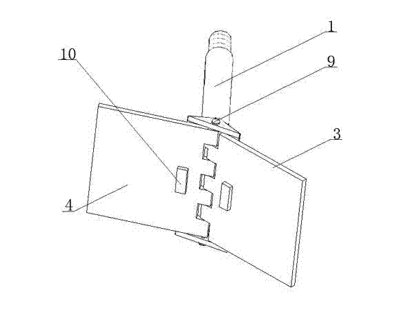 Folded paddle type ship propeller