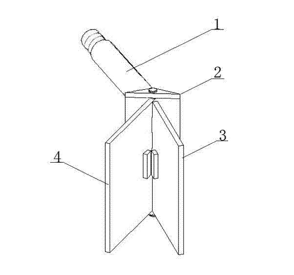 Folded paddle type ship propeller