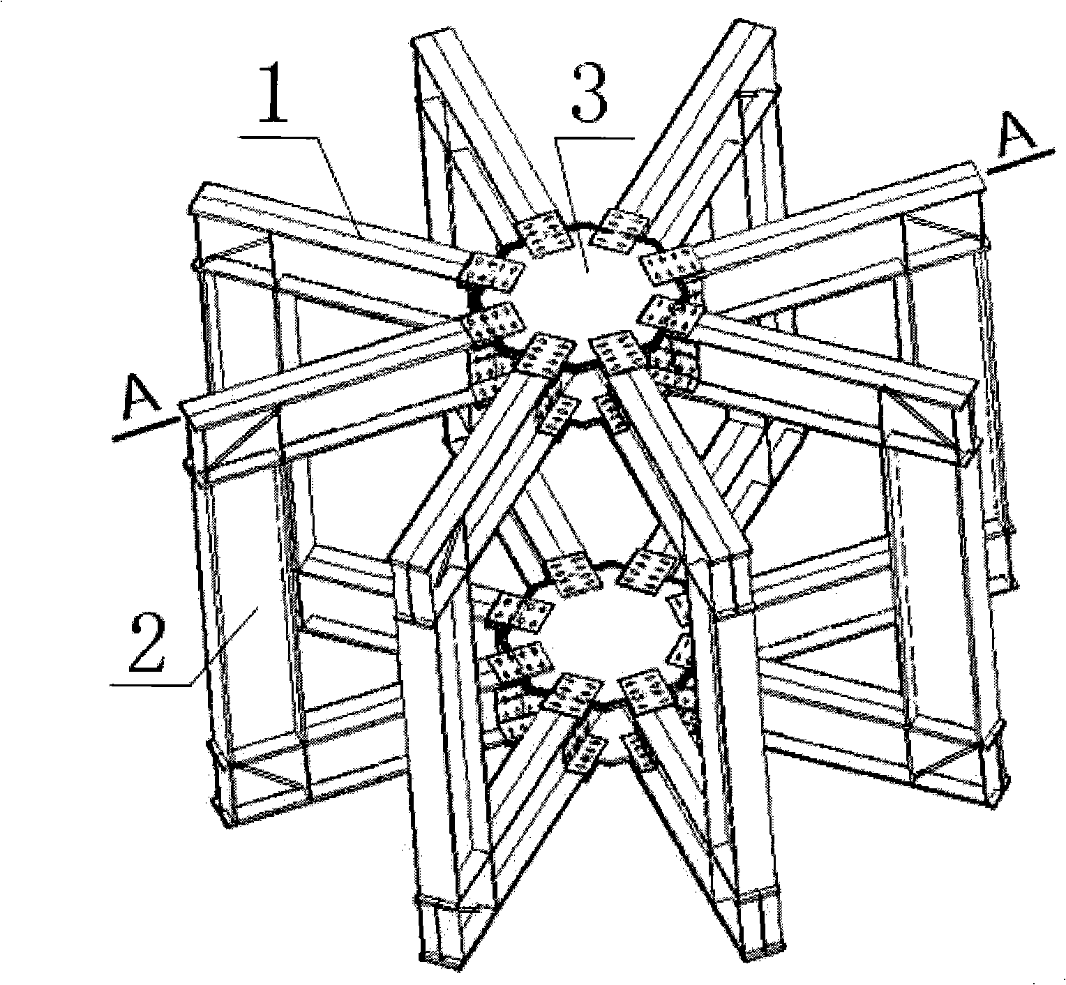 Reaction frame for self-balanced loading