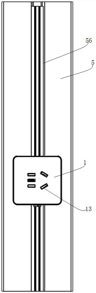 An adapter and a track socket