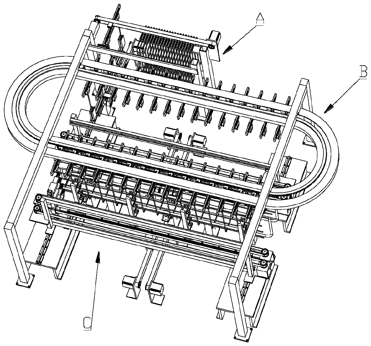 Steel reinforcement cage production equipment