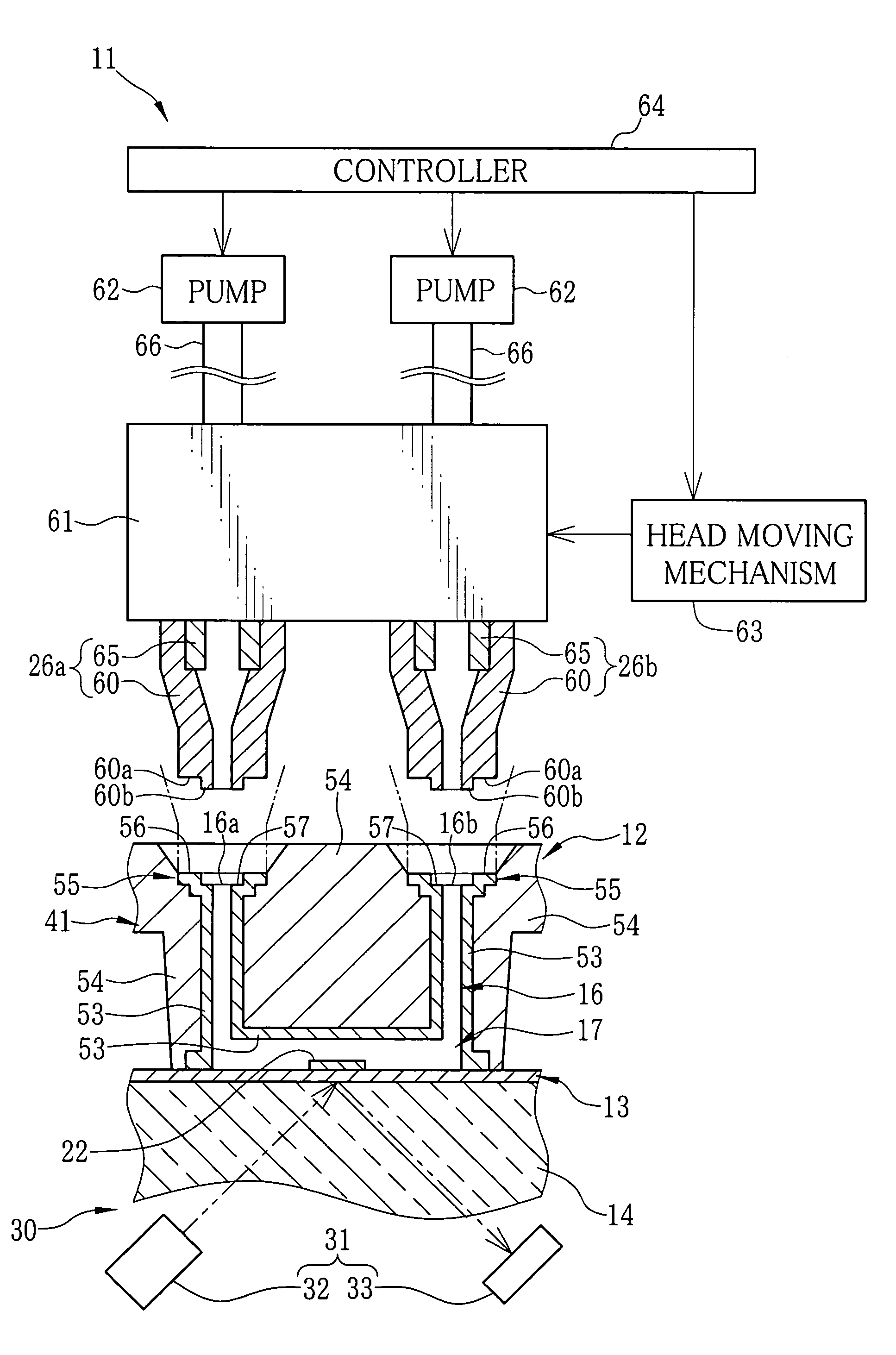 Fluid feeding system, fluid feeding method and flow channel unit