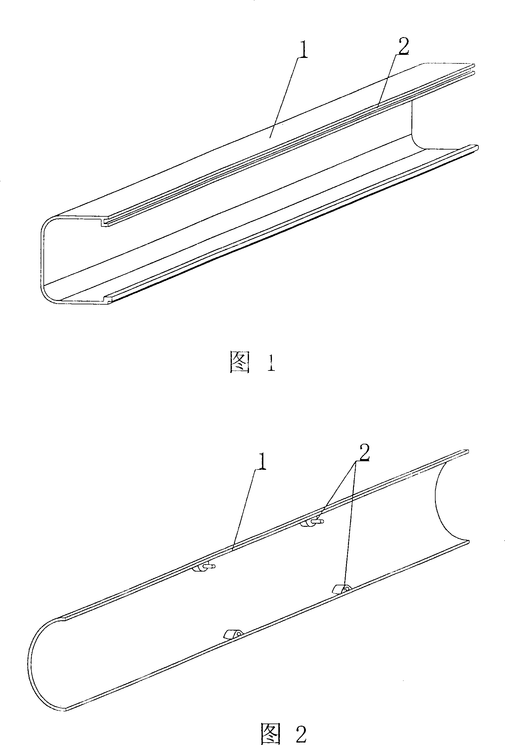 Cast-in-situ reinforcing steel bar concrete floor