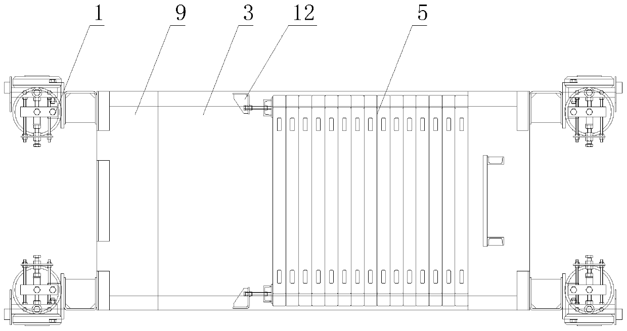 Counterweight frame with gravity center adjustable