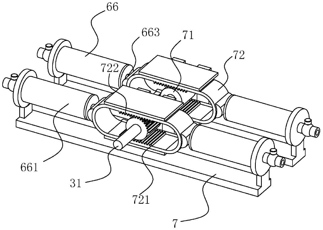 Piston type retarding braking system for truck