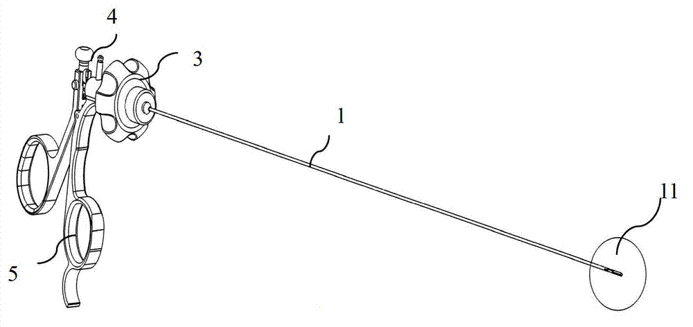 Endoscopic surgical instrument with early warning function