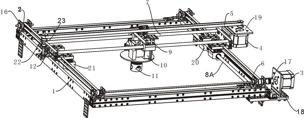 Agricultural adjustable rotary pesticide spraying device and method based on unmanned aerial vehicle