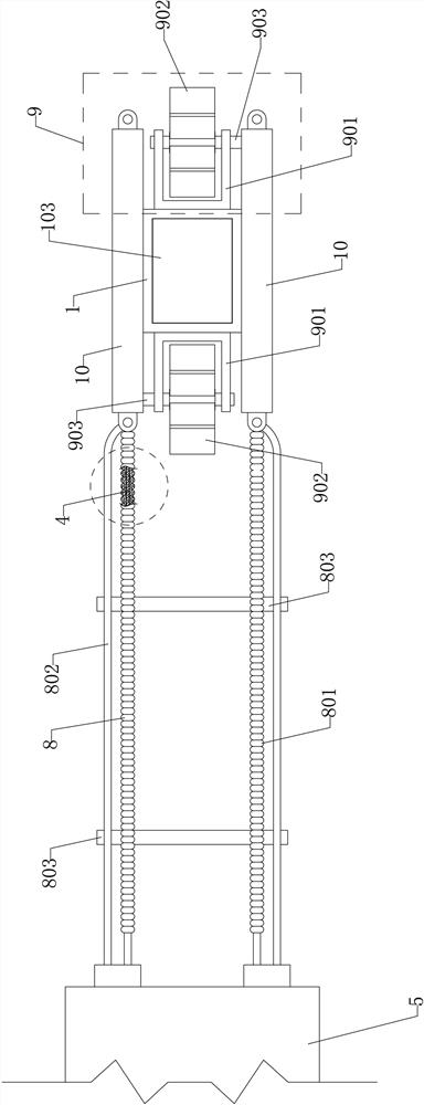 Traction type overwater solar photovoltaic comprehensive power generation system