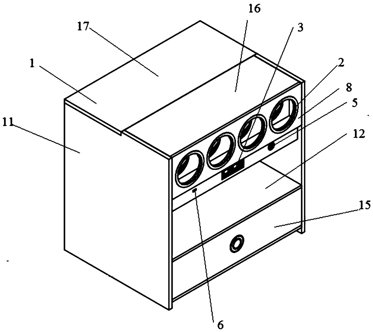 Intelligent bedside cabinet