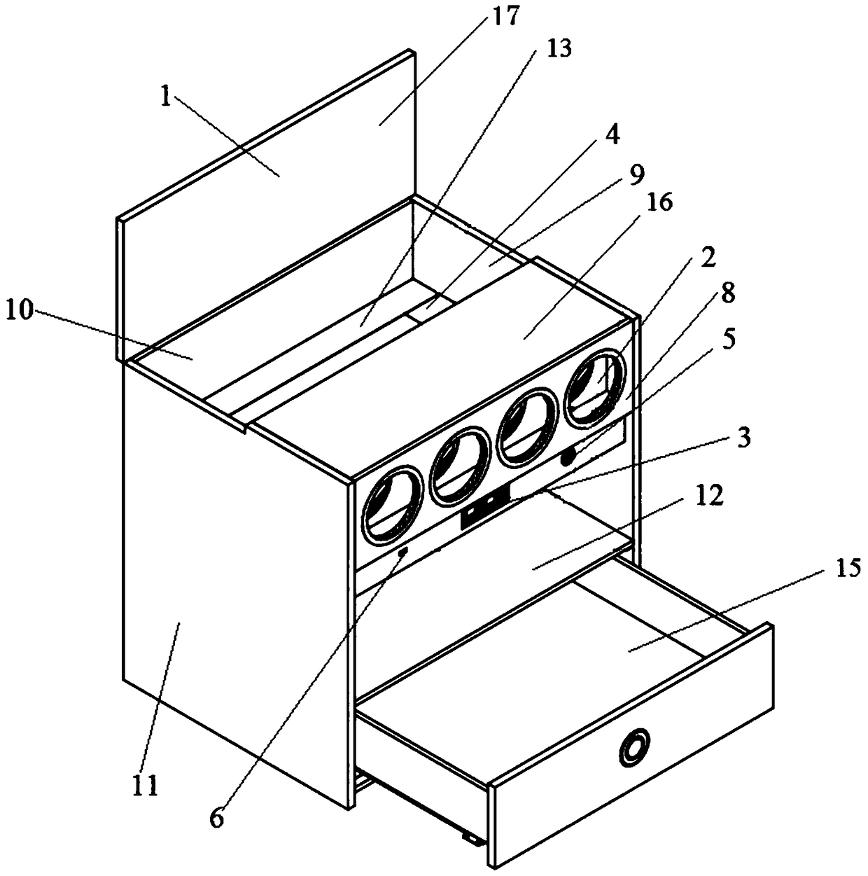 Intelligent bedside cabinet