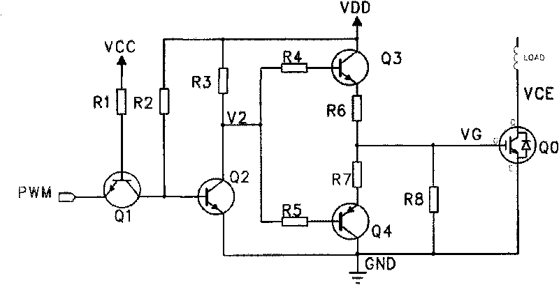 IGBT drive and protection circuit