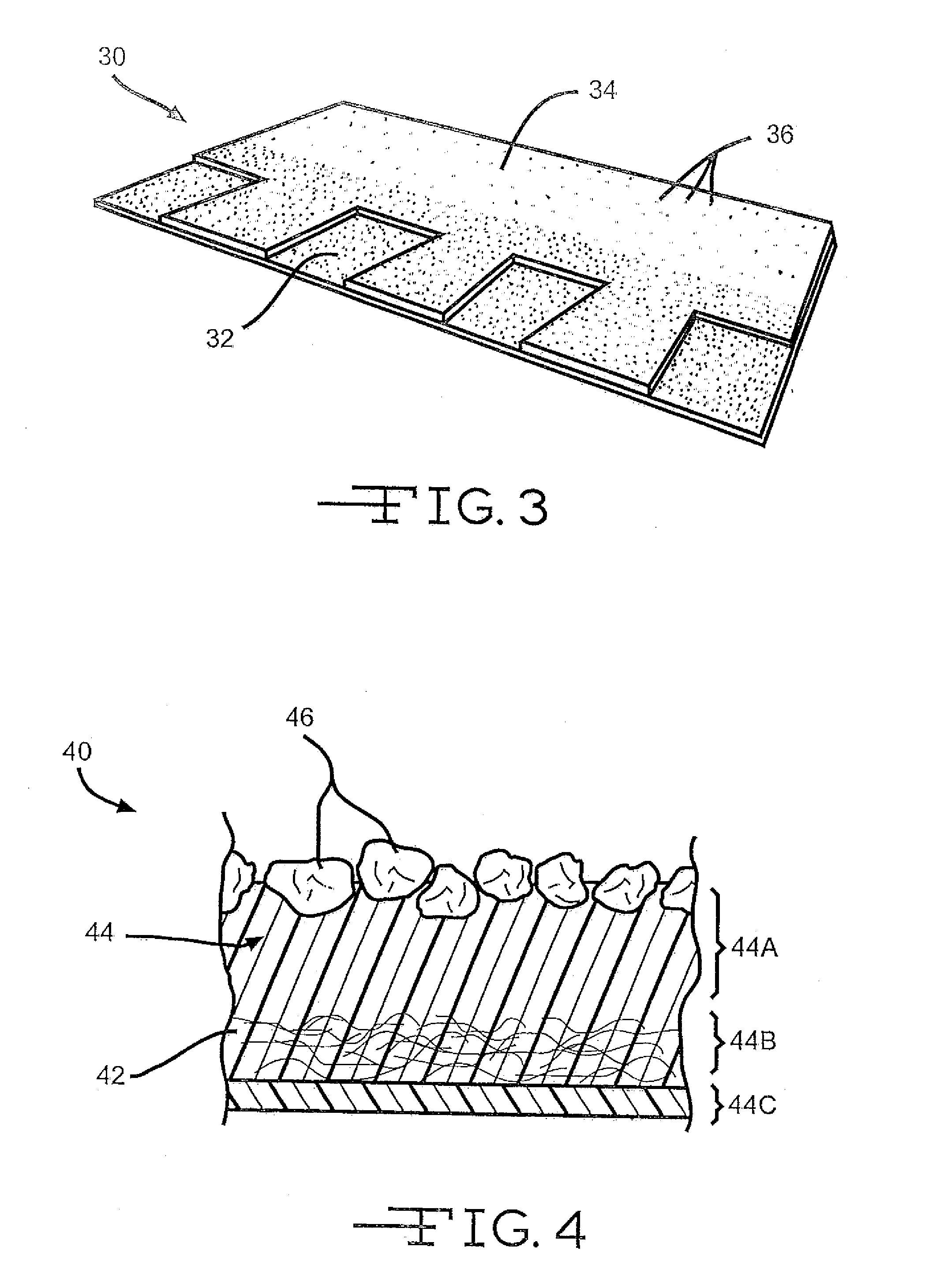 Roofing materials having engineered coatings