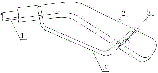 Spectacles frame structure applicable to movement process