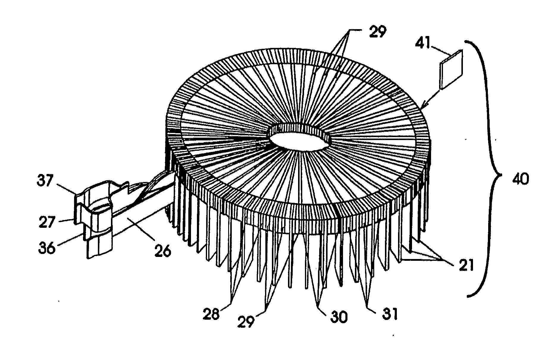 Solid state thermoelectric power converter