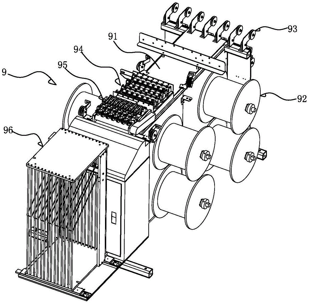 Terminal crimping and shell plugging device for full-automatic wire stripping terminal crimping and shell plugging machine