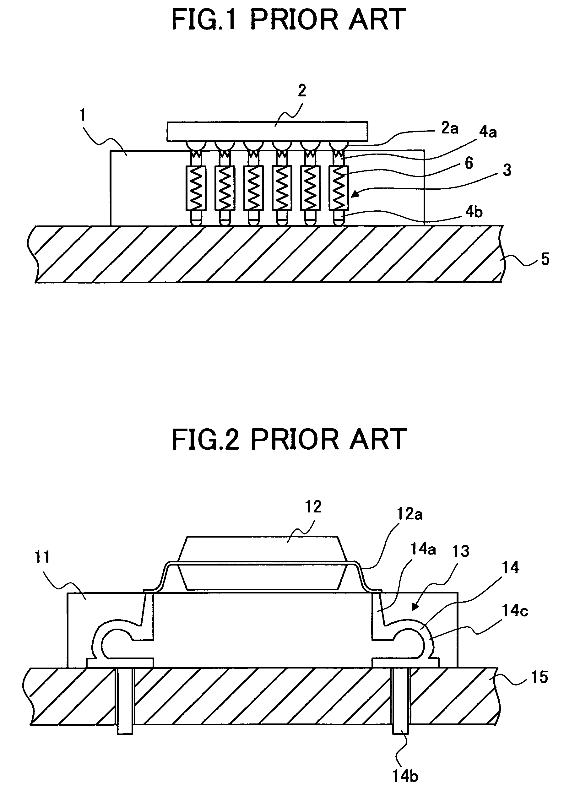 Contactor for electronic components and test method using the same