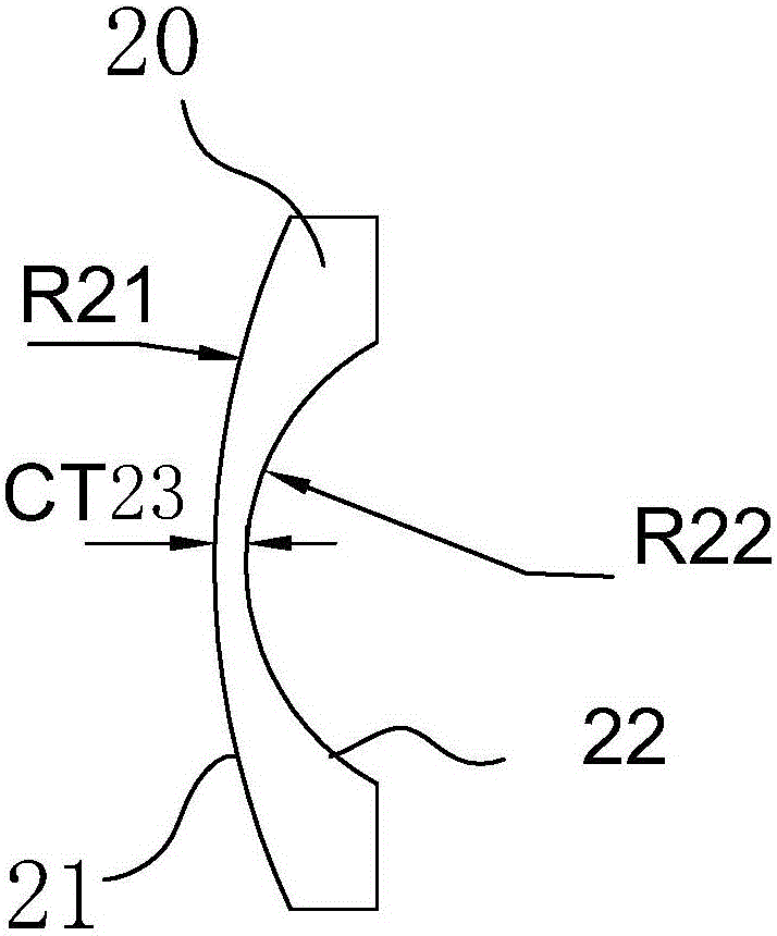 Eight-lens-sheet wide-angle camera lens unit