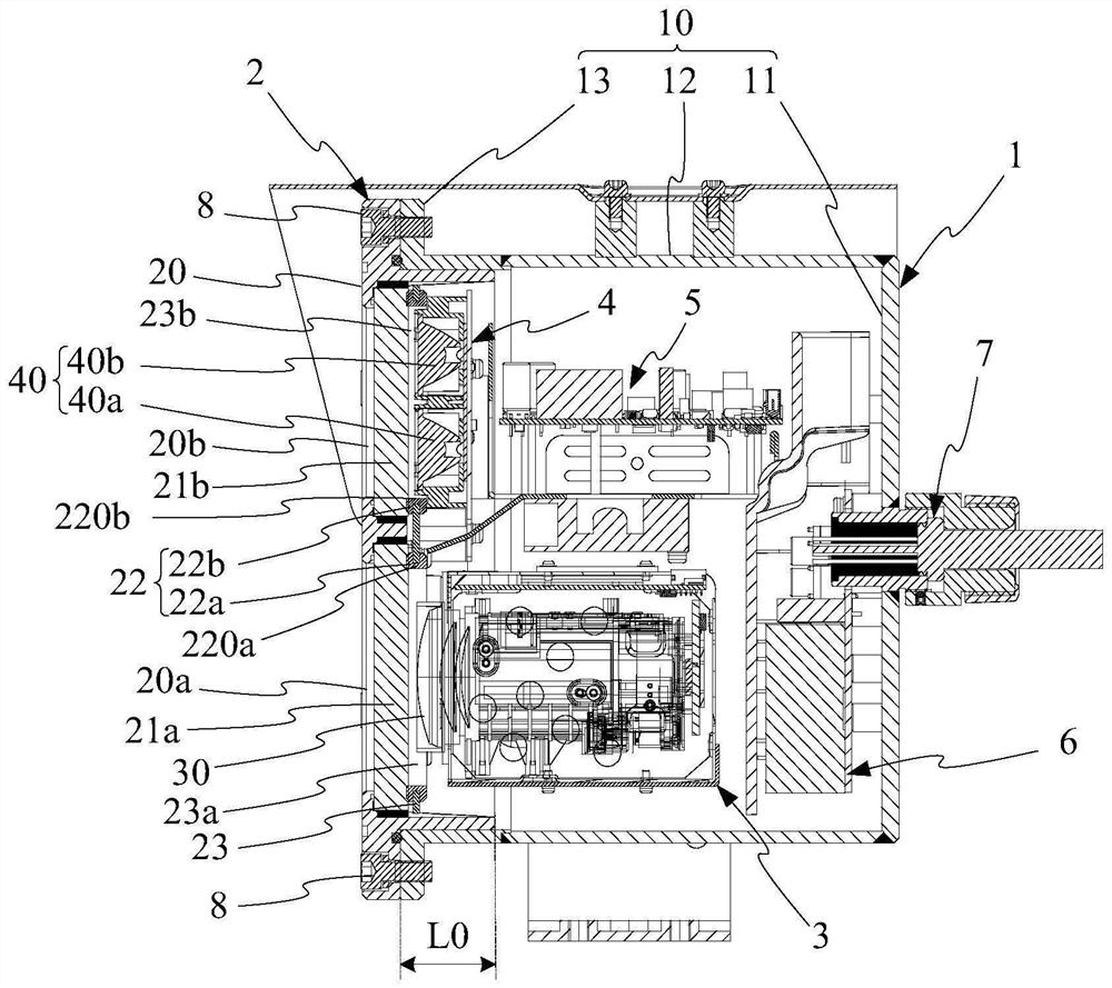 Cover assembly of camera, and camera