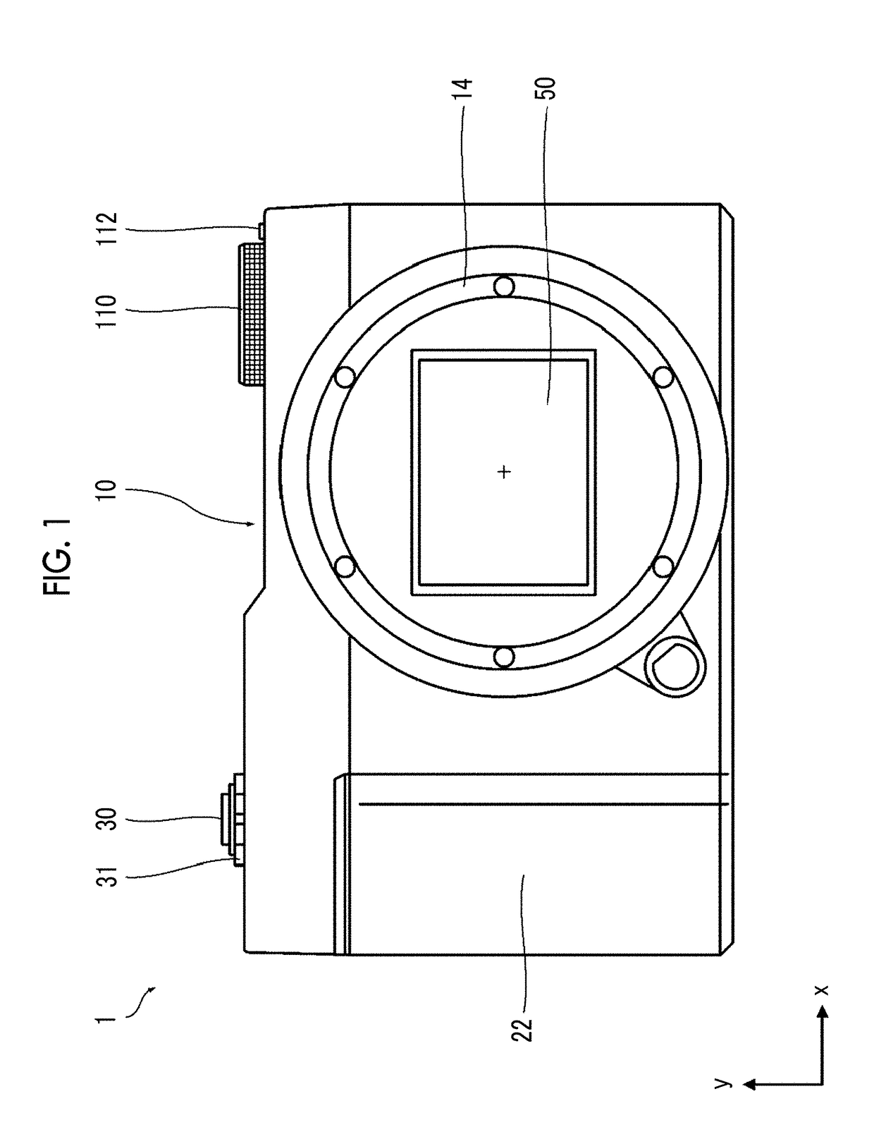 Setting device and camera