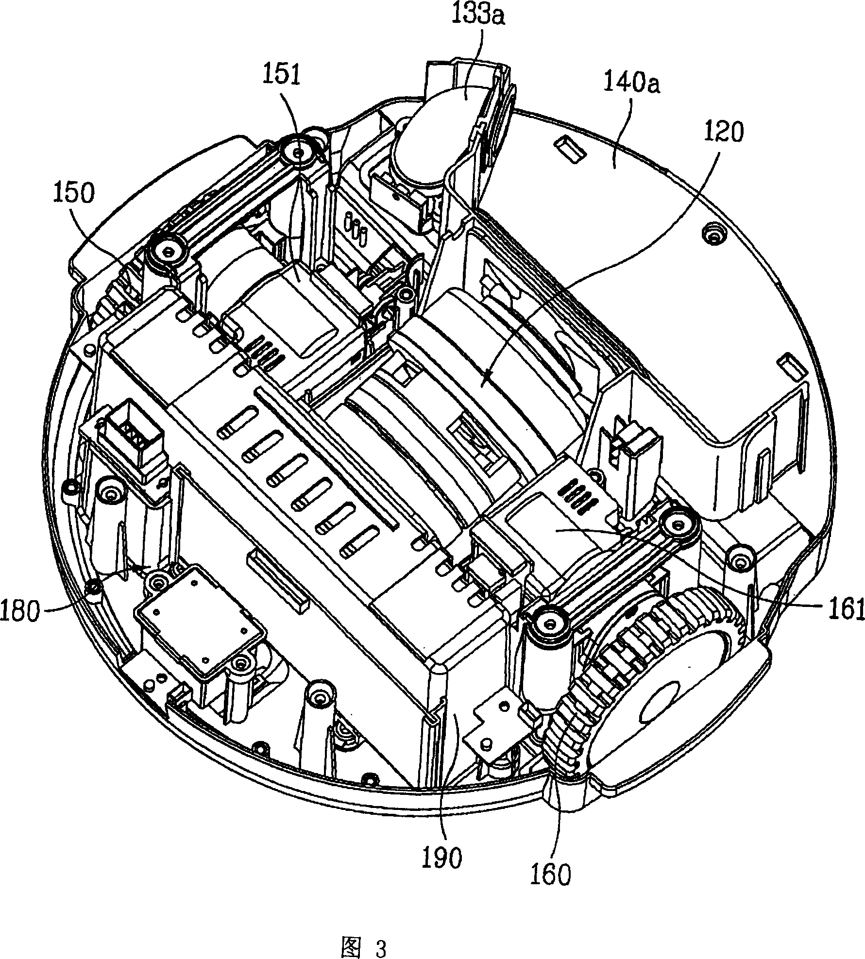 Charging device of automatic dust collector