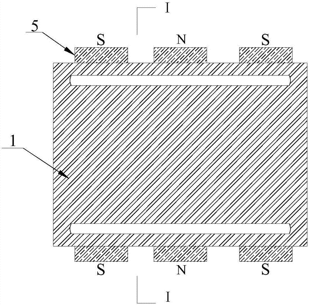 Permanent magnet tuning mass damping device used for bridge expansion joint damage control