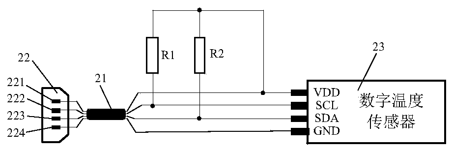 Wireless earphone system with real-time ear temperature monitoring function