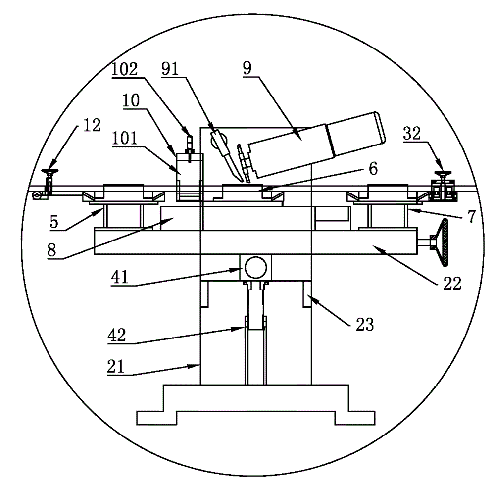 Precision band saw milling gear grinding machine