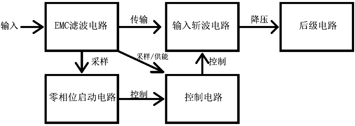 Low cost input anti-overvoltage protection circuit