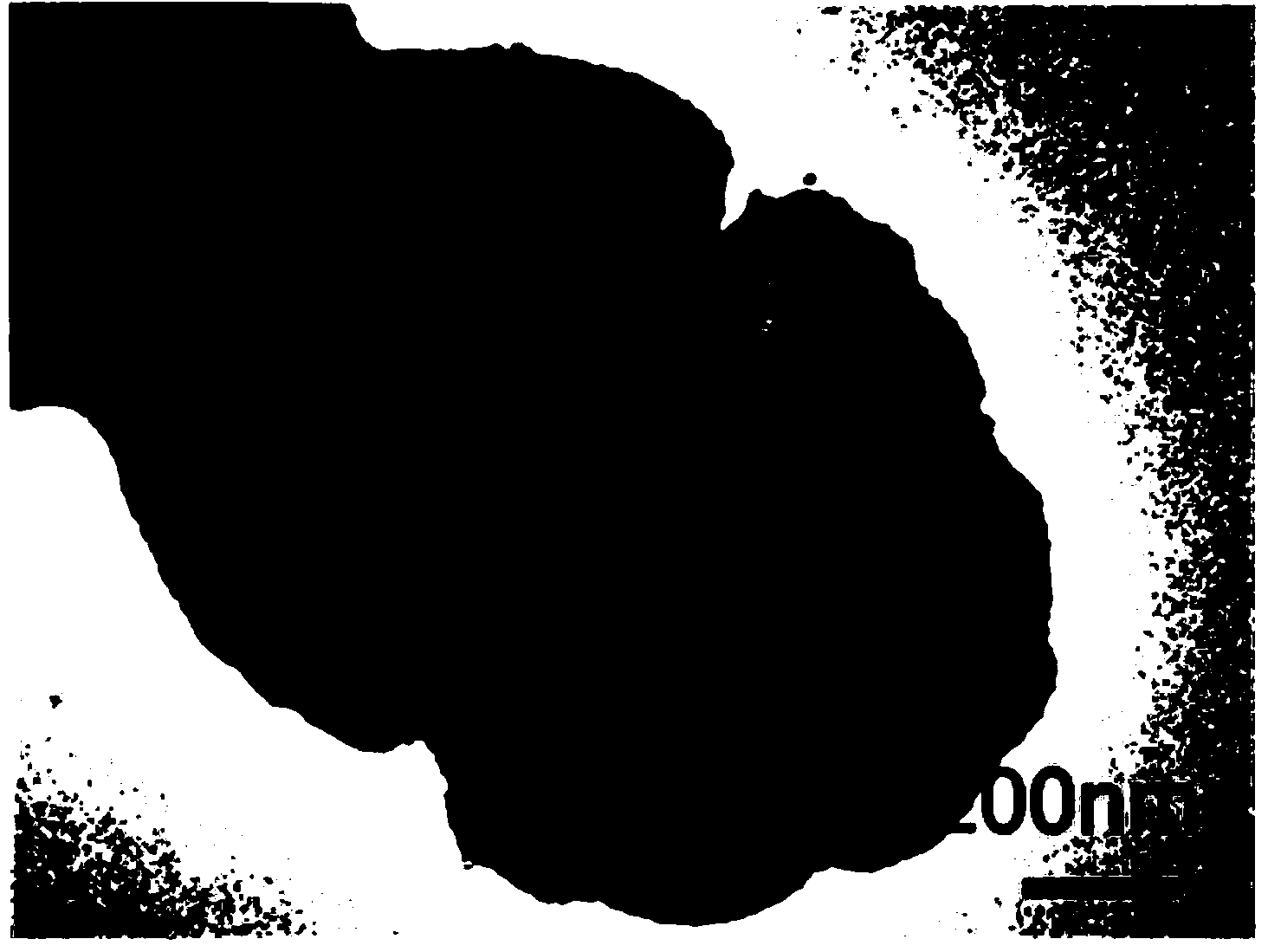 Preparation method of hollow bowl-shaped carbon-based metal oxide composite material