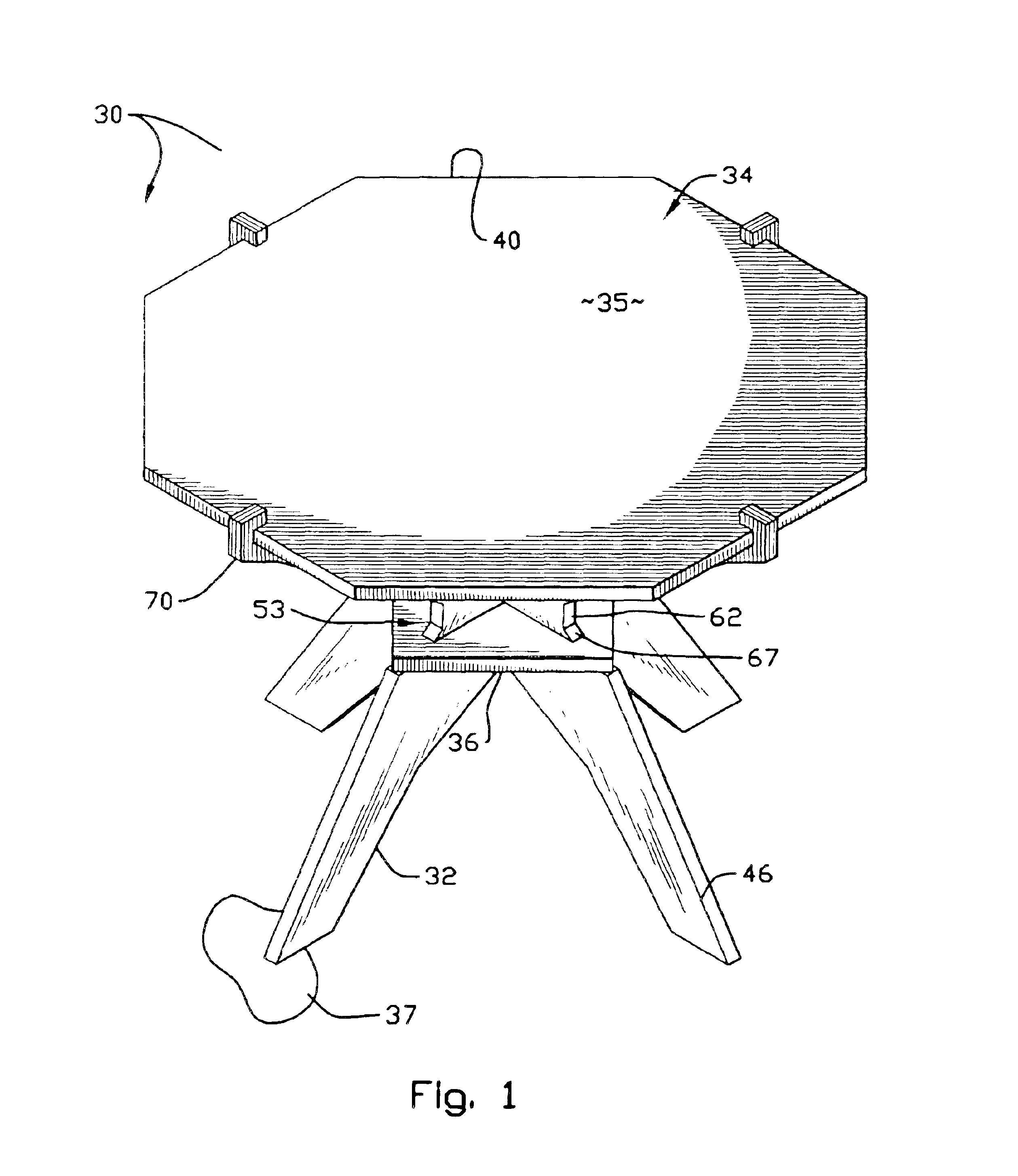 Interlocking knockdown furniture with upright locking protrusions