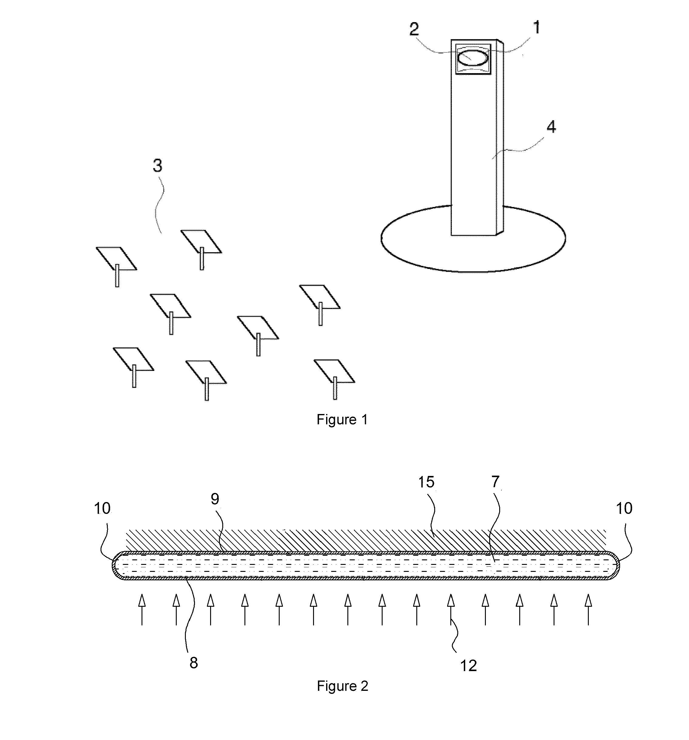 Panel-based solar receiver