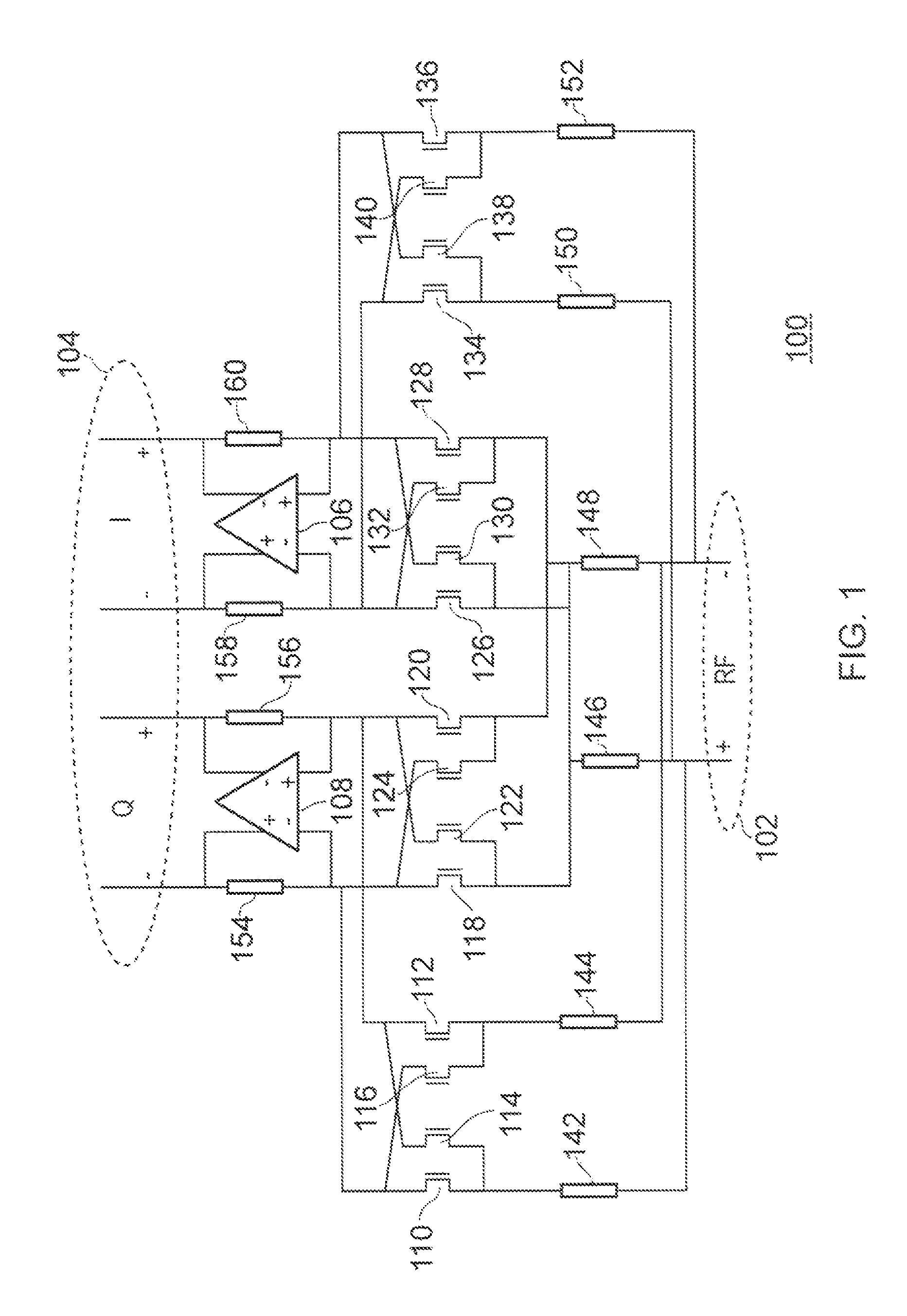 Calibration of passive harmonic-rejection mixer