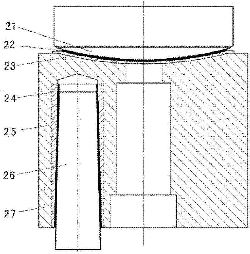 Bimetal vacuum diffusion welding method of hydraulic pump/motor cylinder body