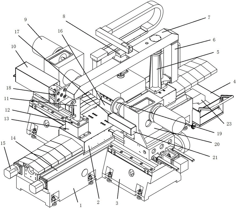 Duplex head milling machine