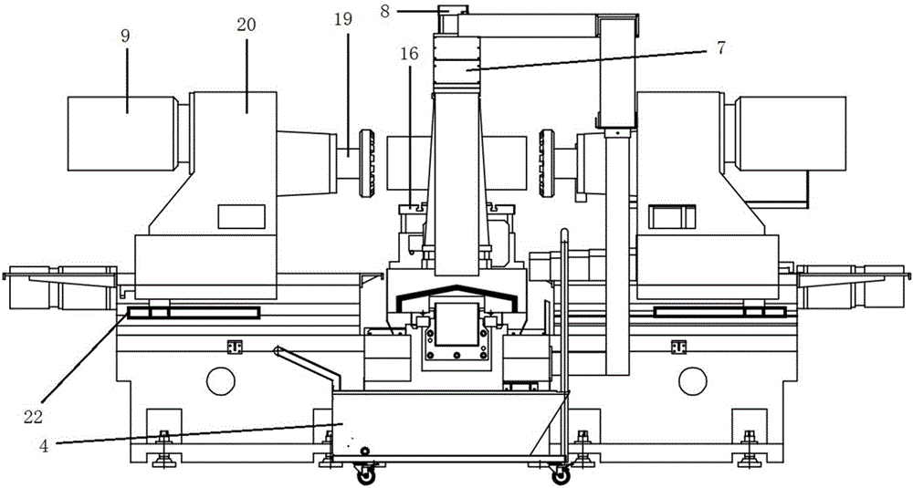 Duplex head milling machine