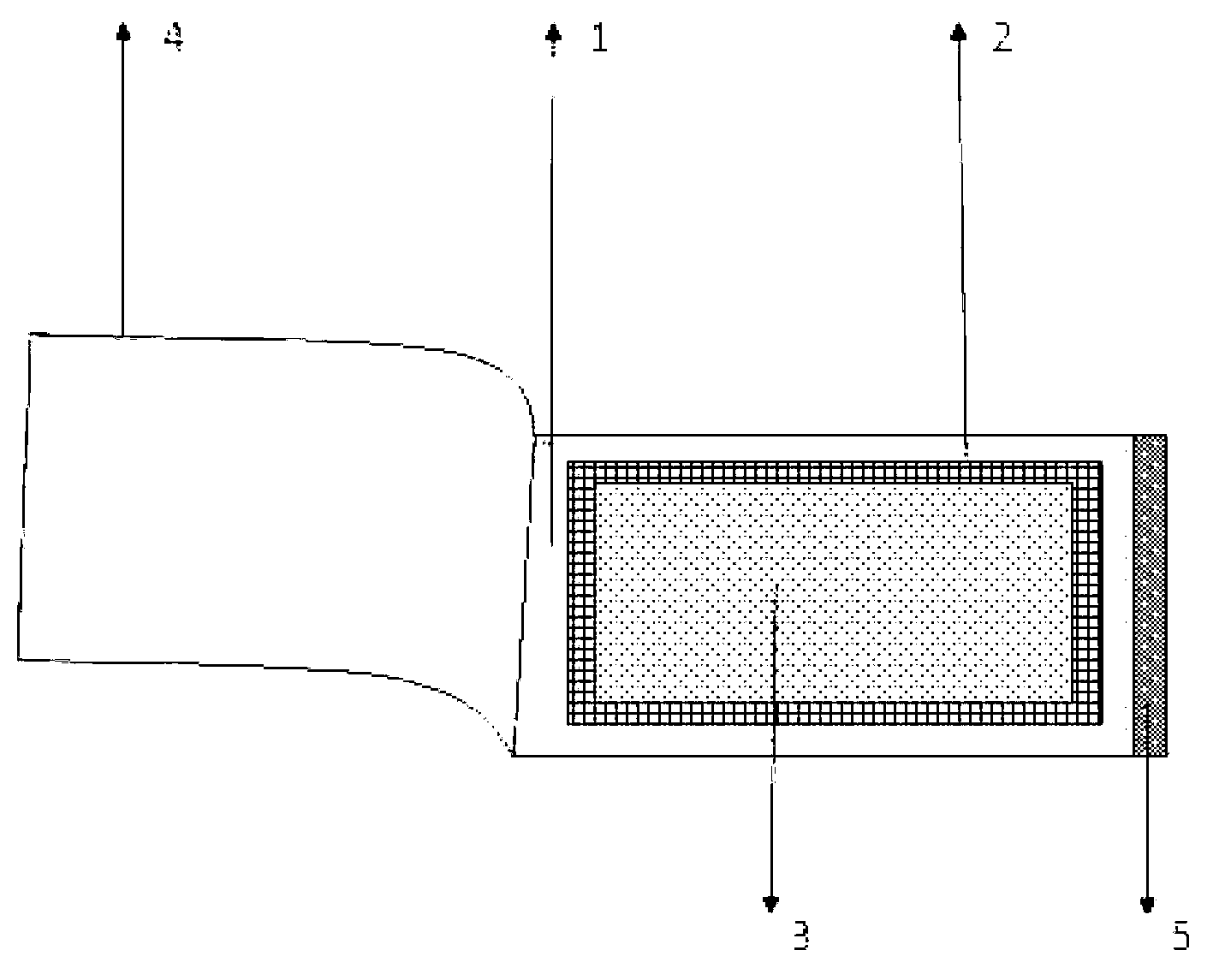 Biological antibacterial patch for bedsore surface