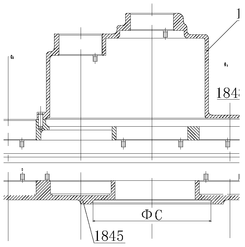 Method for repairing aviation weak-rigidity casing