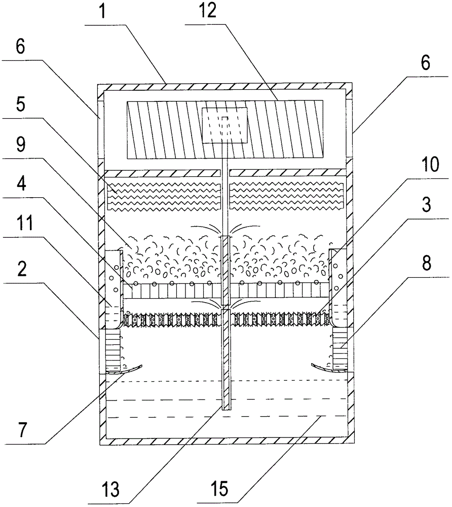 Microporous bubbling air purifier