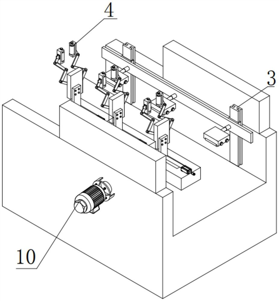 Aluminum profile straightening machine with gradient detection mechanism and operation method