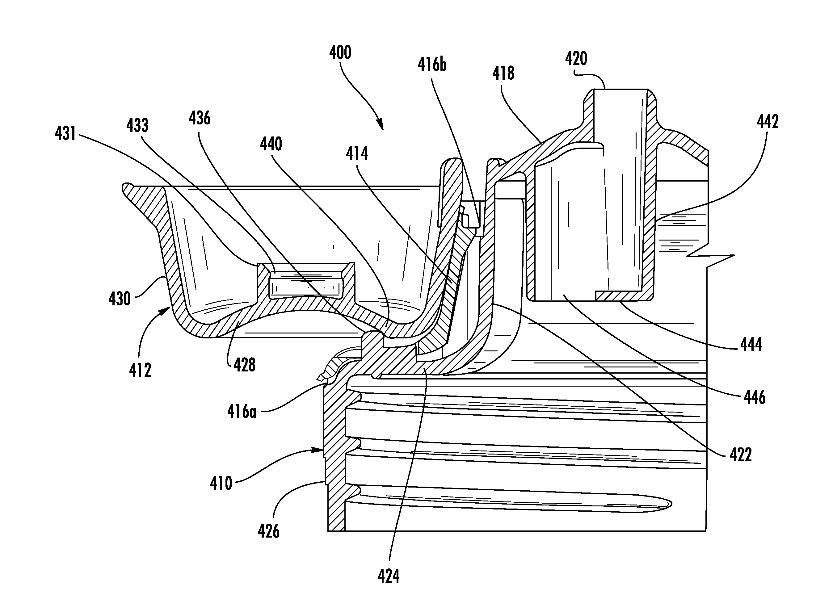 Dispensing closure with latch back