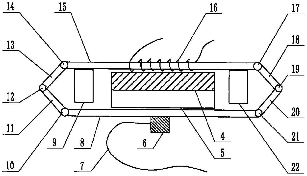 Micro fluidic chip device for combined detection of multiple typical tumor marker of female