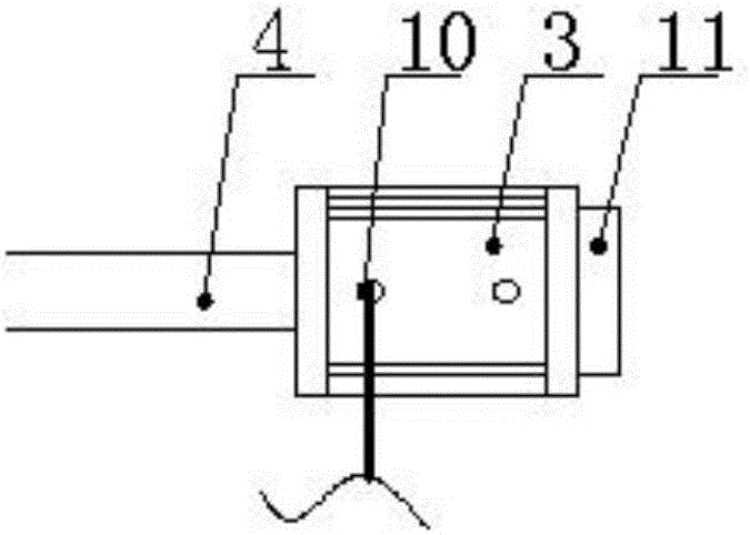 Battery box protecting box of electric vehicle