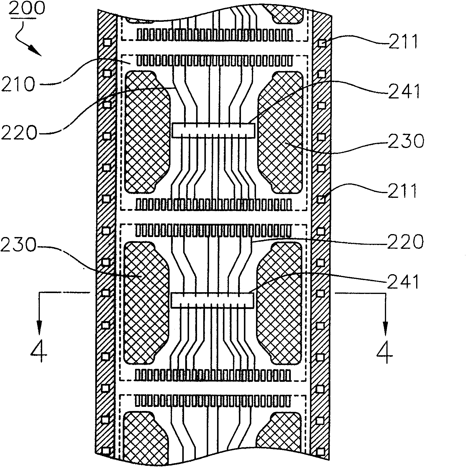 Semiconductor package substrate for improving deform