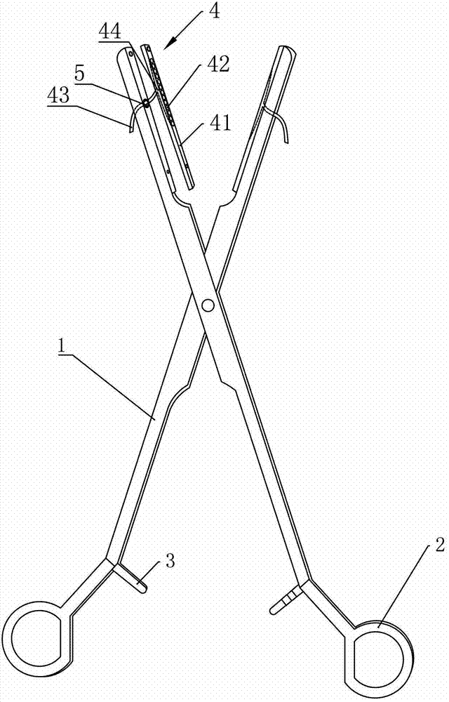 General surgery department surgical hemostatic forceps