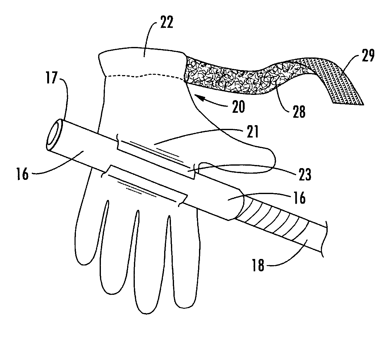 Golf glove and system for grip assistance