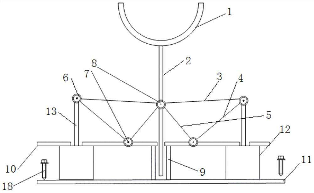 High-damping nuclear power pipeline vibration reduction and isolation support