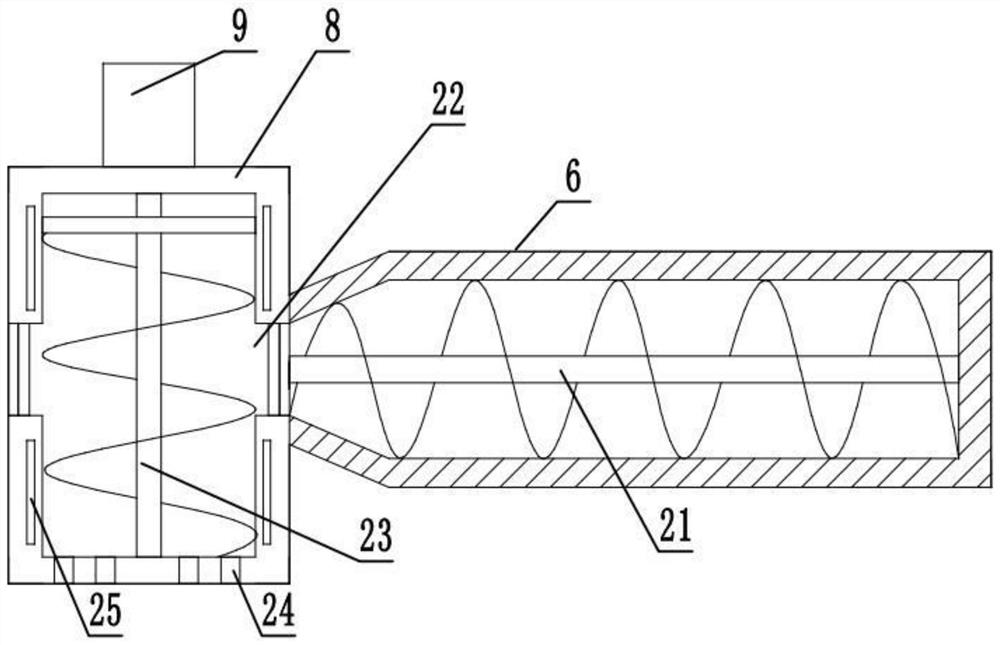 A two-way pressurized feed puffing processing device for agricultural breeding