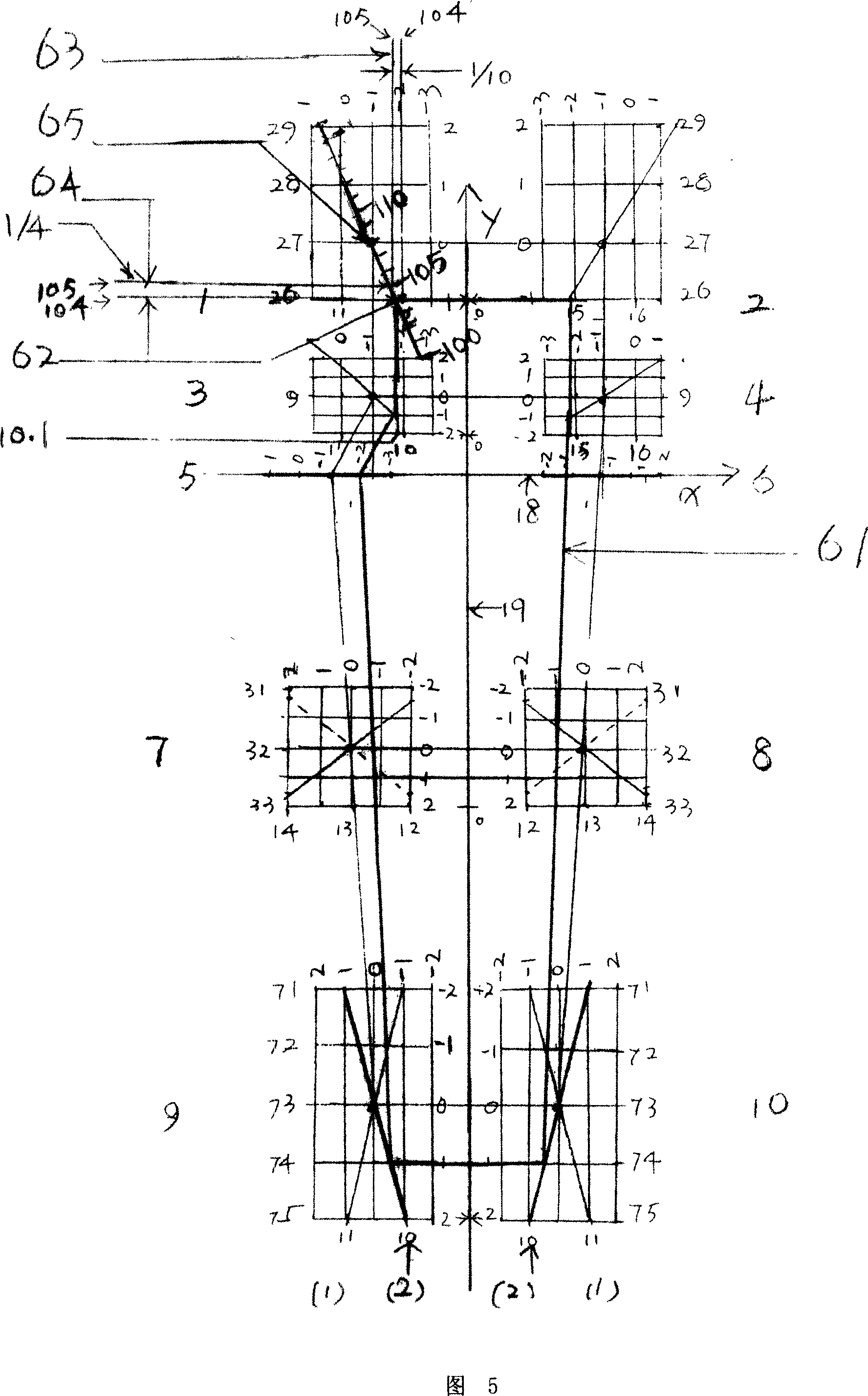 A method for designing and mapping the clothing pattern sheet according to plane structure of a structure plane graph