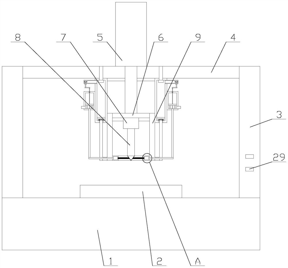 Aluminum product machining center with noise reduction function